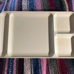 Set  of Five Vintage Tupperware;Divided Meal Trays